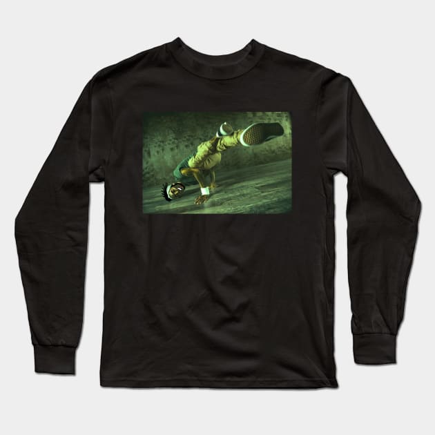 Breaker Breaker Long Sleeve T-Shirt by Deisgns by A B Clark 